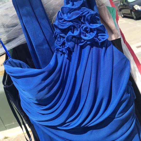 Long blue dress Size:medium, never used - Picture 3 of 5